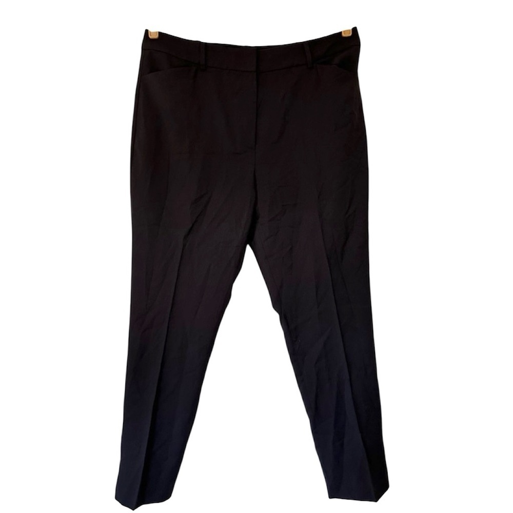 Brooks Brothers Lanificio di Tollegno Navy Wool Trousers Womens 14 Italy Work